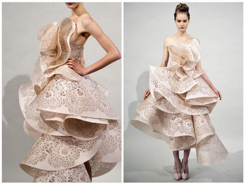 Cắt họa tiết trên vải bằng máy cắt laze trên vải