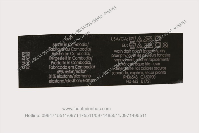 In vải đẹp in dệt miền bắc