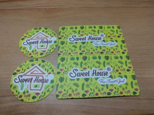 In thẻ bài giấy đồ mặc nhà Sweet House